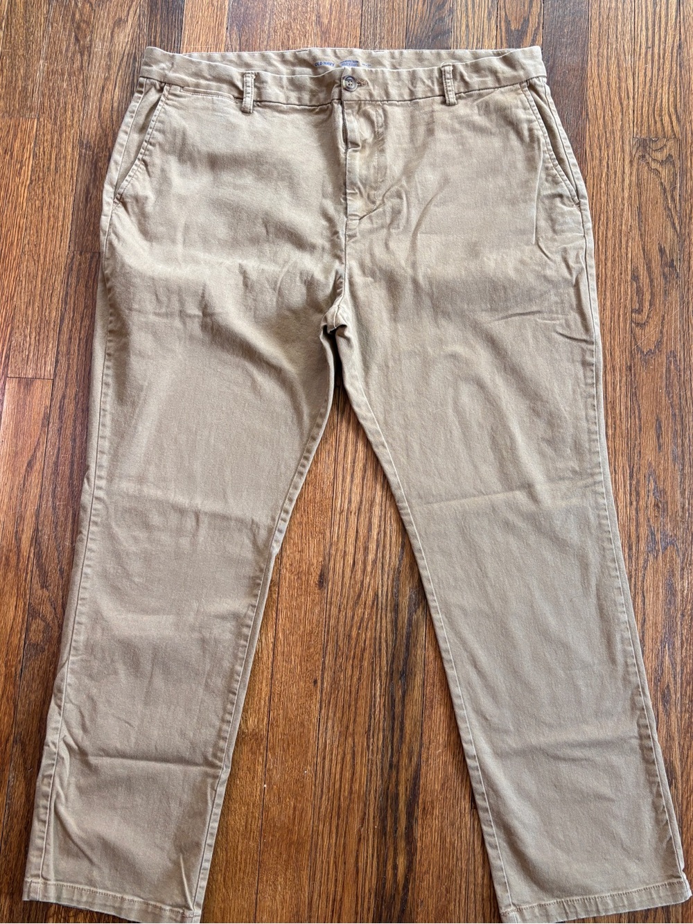 Old Navy Men's Khaki Straight-Leg Chinos